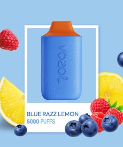 Vozol 6000 Blue Razz Lemon (Ahududu ve Limon Karışımı) Puff