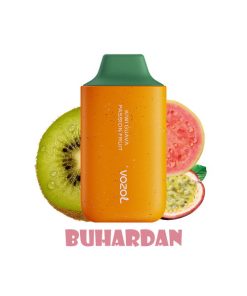 vozol 6000 Kiwi Guava Passion Fruit (Guava ve çarkıfelek meyvesinin eşsiz uyumu.