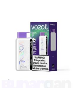 Vozol 12000 Grape ICE Üzüm Aromalı Puff - Buhardan